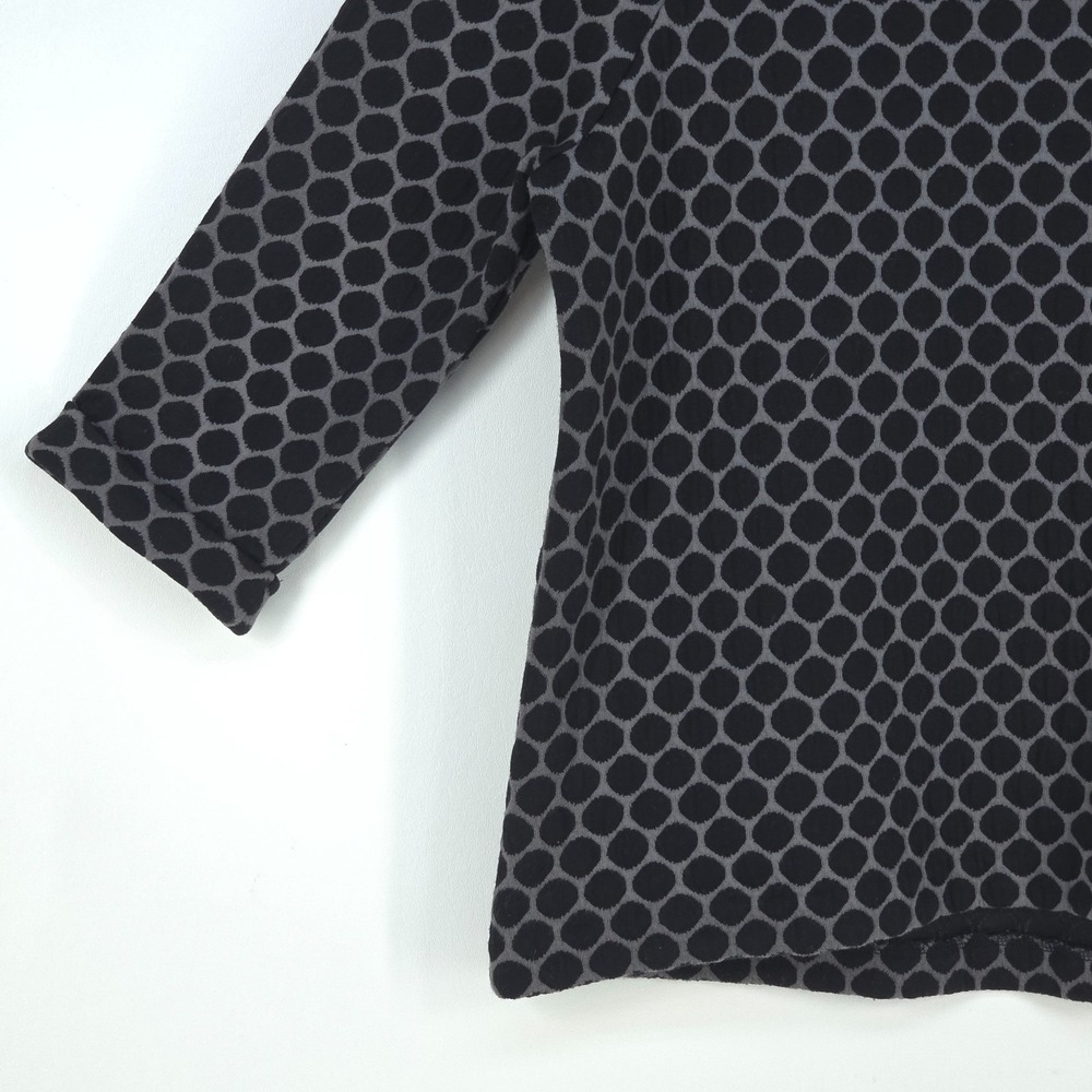 Boden Polka Dot Knit Sweater Womens 12 Preppy Retro Mod Office Old Money Quiet - Picture 15 of 16